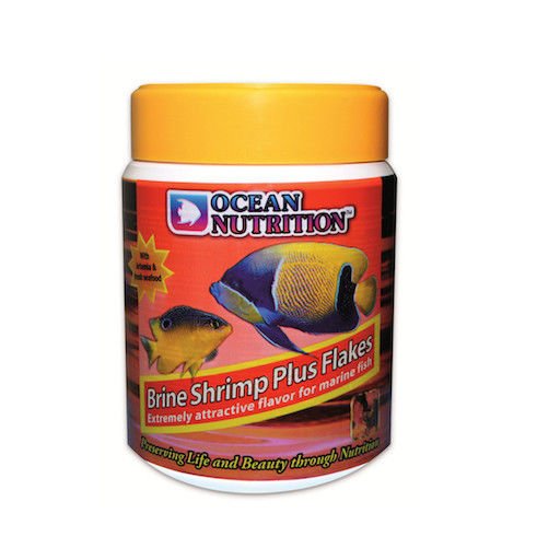 غذای پولکی حاوی میگو